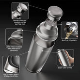 stainless steel cocktail shaker set